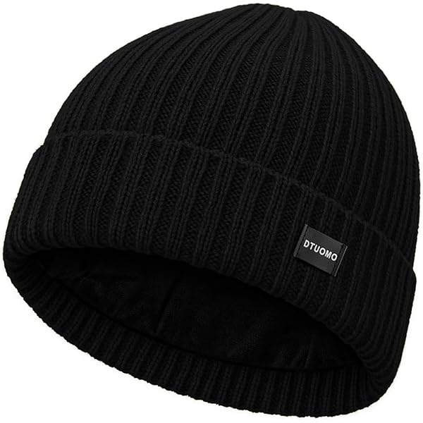 YOLAI Lady Stretch Cable Knitted Hat for Women Winter Fleece Lined