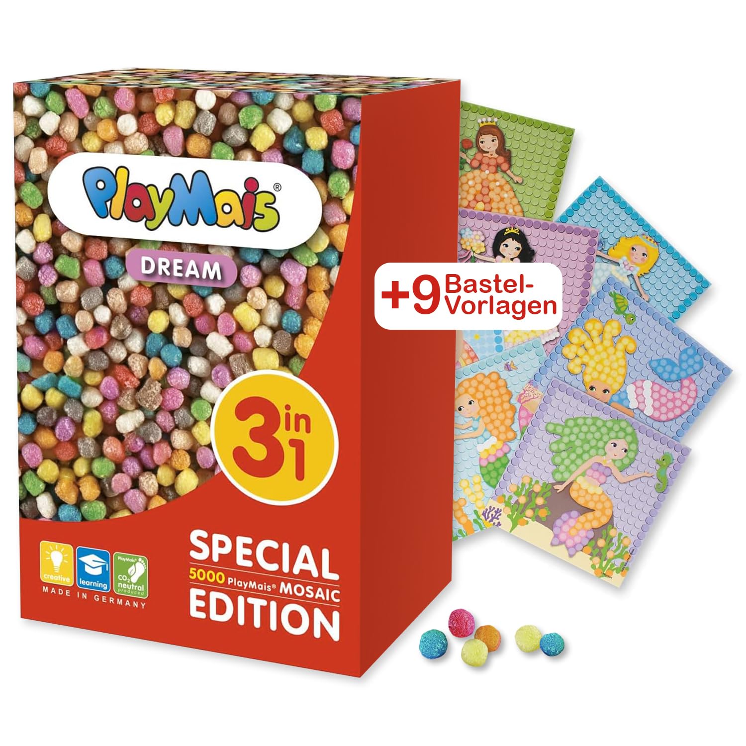 PlayMais Dream 3-in-1 for Children from 5 Years, Motor Skills Toy with 5,000 Templates, Promotes Creativity and Fine Motor Skills