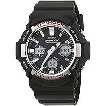 Casio G-Shock Mens Analogue-Digital Watch, Silber, Strap : Amazon
