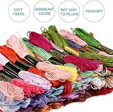 HAUSPROFI 150 Colors Embroidery Thread Kit, 8m Tangle-Free Floss view 2