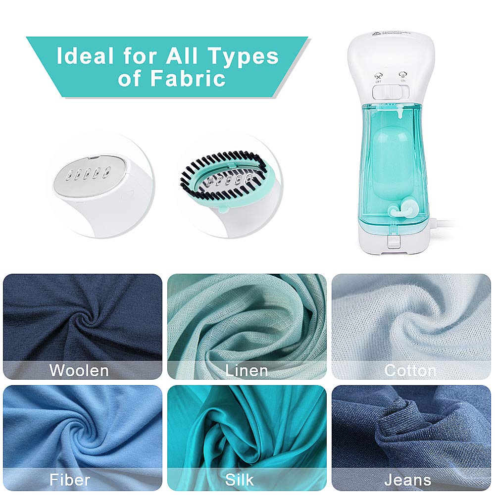 Dampfglätter Dampfbürste bedee Garment Steamer Dampfbügeleisen Schnell Aufheizender Handgehaltener Schnelle Erwärmung für Alltag und Reise Beseitigt Falten und Gerüche