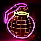 lmprintNook Boogie Bomb Neon Signs for Wall