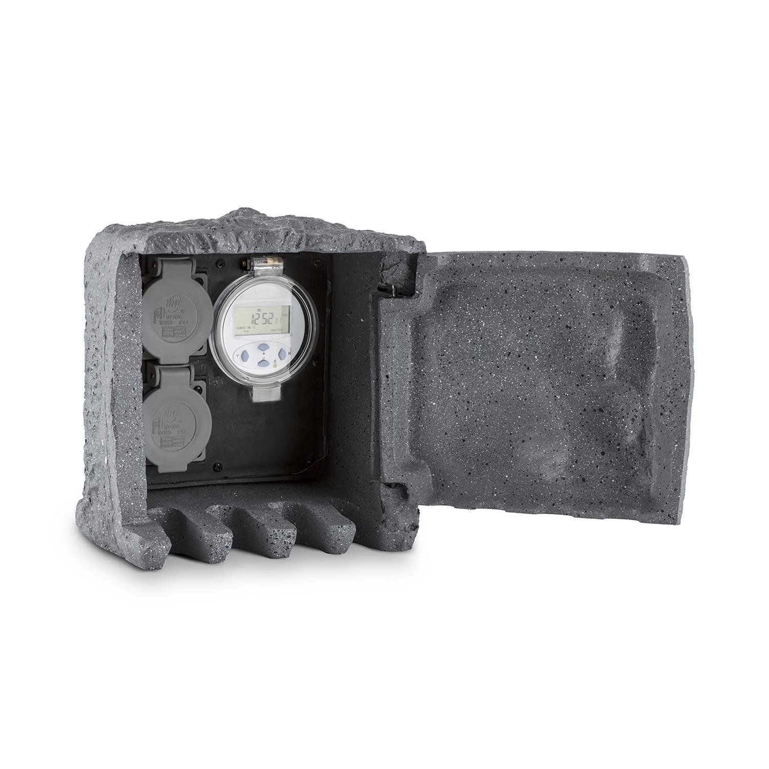 DURAMAXX Digital Rock Toma de corriente tierra con protección de contacto para