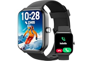 QUICAN Qiucan Smart Watch for Men Women Android & iOS Phones, Alexa Built-in, IP68 Waterproof Fitness Tracker with Bluetooth Call (Answer/Make), Heart Rate/Sleep/SpO2 Monitor, 103+ Sports Trackers