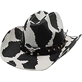 Straw Cowboy Hat for Men Cowgirl Hats Women Wide Brim Beach Sun Hat Western Summer Hats