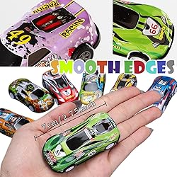 36 Pack Pull Back Toy Cars, Mini Die-Cast Race Cars