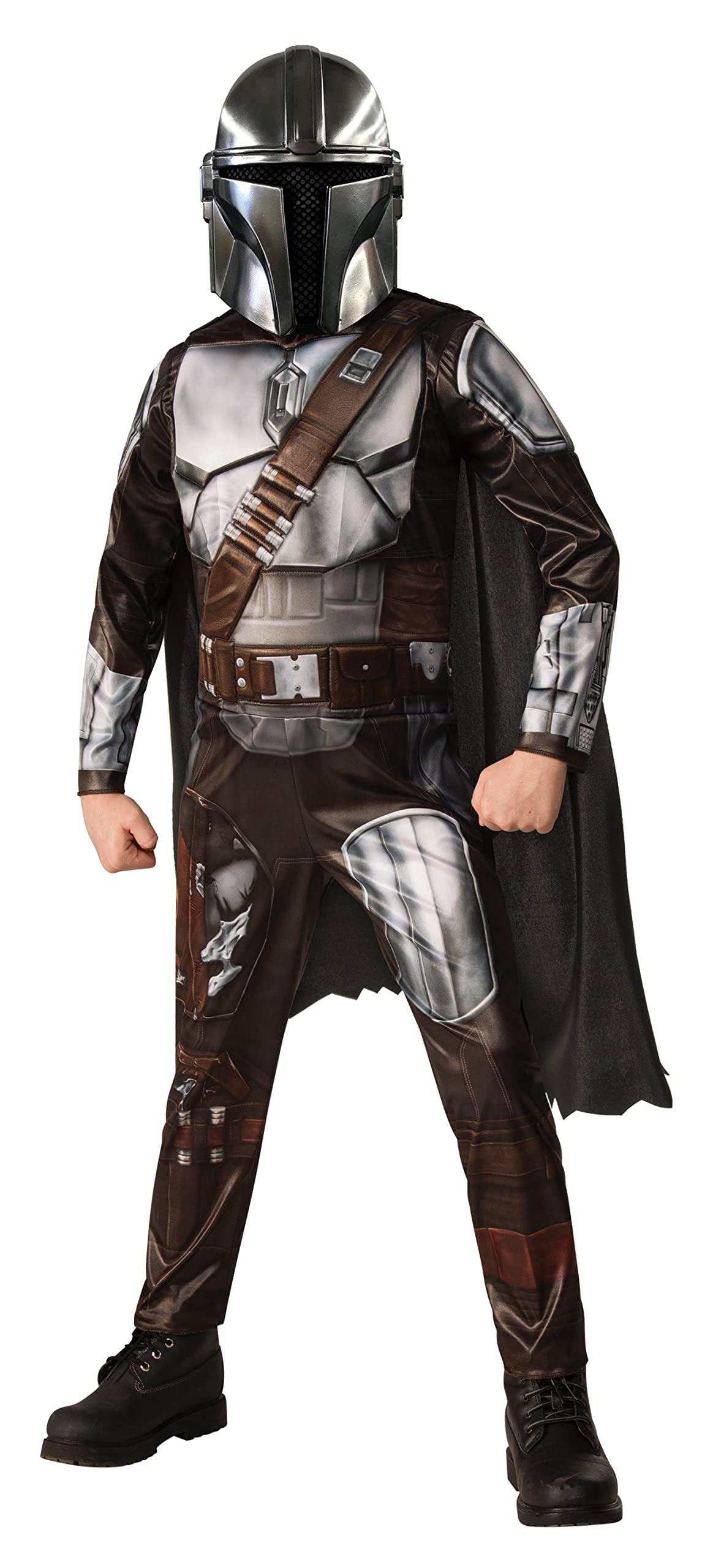 Rubies - Official STAR WARS The Mandalorian luxury costume for 7-8 years, 420 grams