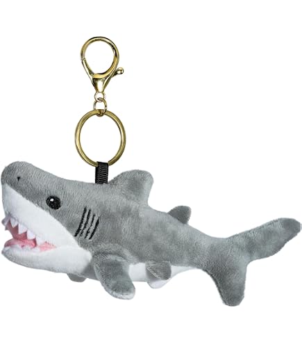 Amazon.com: ZIZYLLE Shark Plush Keychain 2-Pack – Realistic