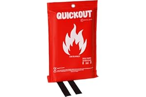 C CRYSTAL LEMON Fire Blanket Survival Cover for Kitchen – Home Safety Heat Protection for Small Cooking Accidents and Fire Suppression