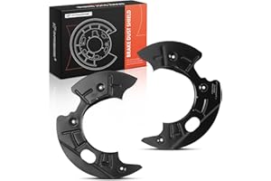 A-Premium Front Driver & Passenger Side Brake Dust Shields Compatible with Ford Models - Explorer Sport 2001-2003, Explorer S