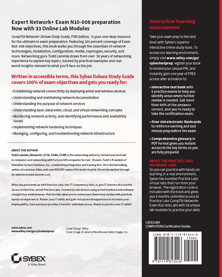 CompTIA Network+ Deluxe Study Guide with Online Labs: Exam N10-008