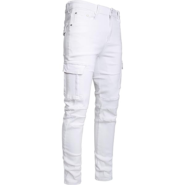 Jeans Blancs Délavés Vibrant - Taille 5 - Coupe Jeggings Mi-haute - Occasion Très Bon état
