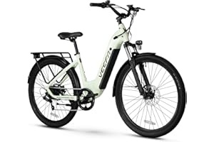 VEEFA Electric Bike for Adults 27.5” Ebike 20-24Mph Peak 1000W Motor E-Bike 80 Miles Max Range by 48V Built-in Removable Battery, 5 Pedal-Assist Levels, UL 2849 Certified E Bike for Commuting