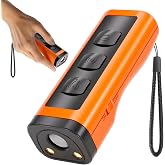 Dog Bark Deterrent Devices Rechargeable Anti-Barking Device for Dogs 50ft Long Range Ultrasonic Correct Your Dog's Bad Behavior at the Push of aButton Better Than Shock Collars or Dog Training Collars