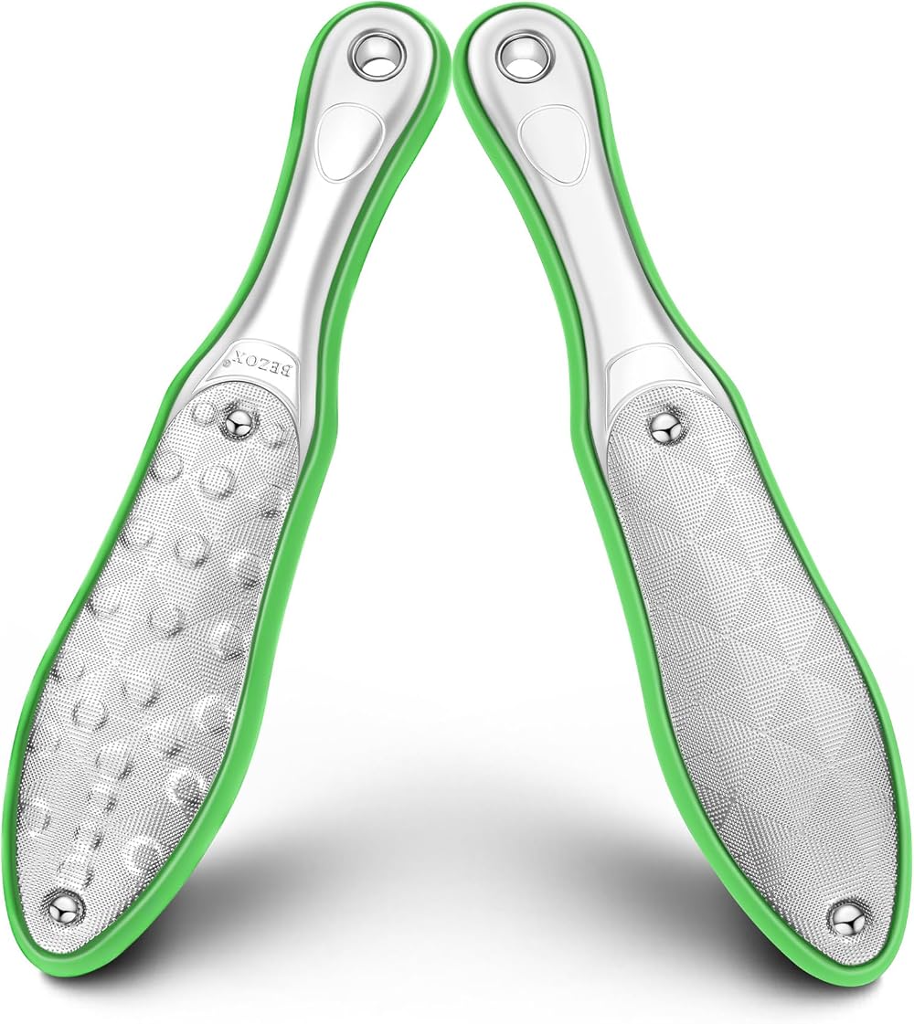 BEZOX Heavy Duty Stainless Steel Full Body Foot File Double Sided Pedicure File