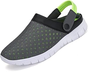 SAGUARO Sommer Clogs Herren Gartenschuhe Damen Hausschuhe Leicht Pantolette rutschfest Badelatschen Sandalen Gr.36-48