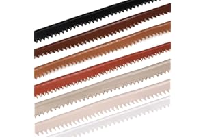 NEOTRIMS PU Faux Leather Piping Trim Tape Edge Zig Zag Cut Pattern & Plain Trimming, 14mm Deep. 7 Gorgeous Colours, Apparel or Home Decoration or Light Upholstery. [Chocolate Brown, 5 Meters]