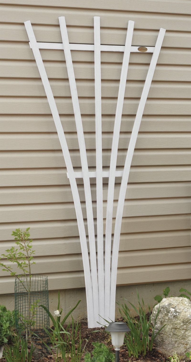 Highwood Traditional Fan Trellis, White eBay