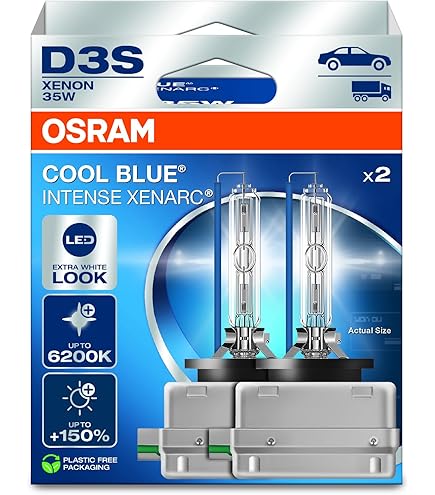 パーツ OSRAM XENARC COOL BLUE INTENSE D3S Amazon.com: OSRAM XENARC Cool Blue Intense D3S, +150% More