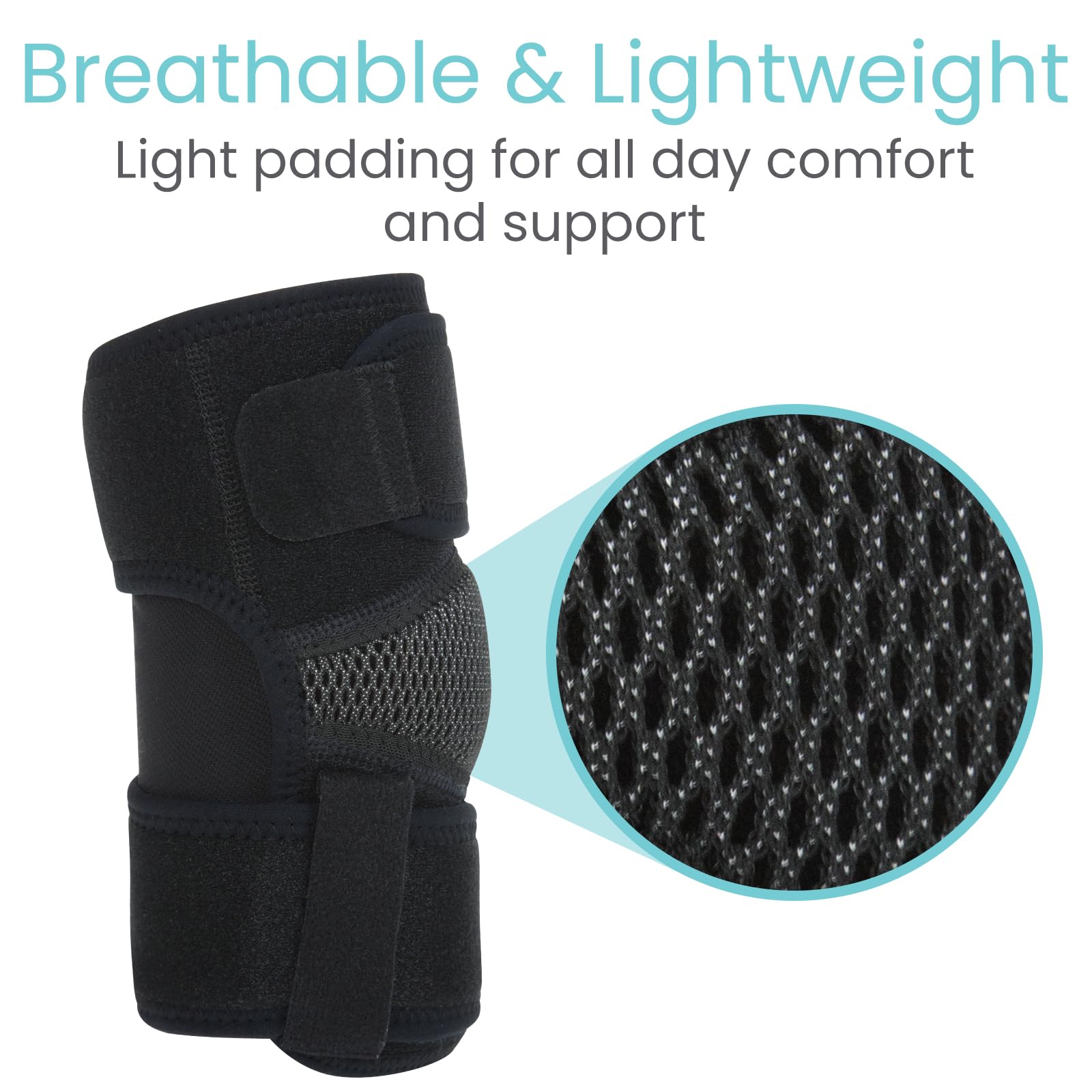 Vive Elbow Brace - Tennis Compression Sleeve - Wrap for Golfers, Bursitis, Left or Right Arm - Tendonitis Support Strap for Golf, Men and Women - Epicondylitis and Sports Recovery
