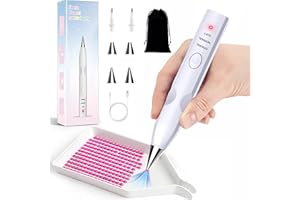 LEVYPAN Electric Diamond Art Painting Pen with Vacuum Pump, No Wax Needed, Lightweight Design, 3 Adjustable Suction Mode & Rechargeable, DIY Diamond Art Accessories and Tools