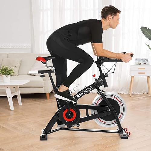 Flywheel Spin Bike Ancheer Exercise Machines Ancheer Indoor