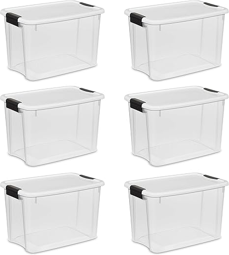 50 quart clear tote