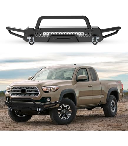thumbnail image 2 of Front Bumper Cover For 2016-2020 Toyota Tacoma – With Fog Light Holes, Primed (TO1000414-CF) 2 of 5