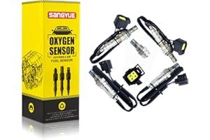 Sangyue Oxygen Sensor for 2007 2008 2009 Jeep Wrangler 3.8L Upstream + Downstream 4PCS