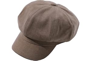 Gajaous Newsboy Hats for Women Visor Peaked Beret Retro Baker Boy Hat Women Newsboy Cap Adjustable for Ladies