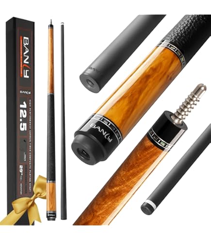 Amazon.com : YEUEK YFEN Carbon Fiber Pool Cue Stick 11.5mm 12.5mm