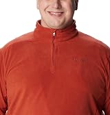 Columbia Klamath Range II Half Zip Warp Red 1X Big view 4