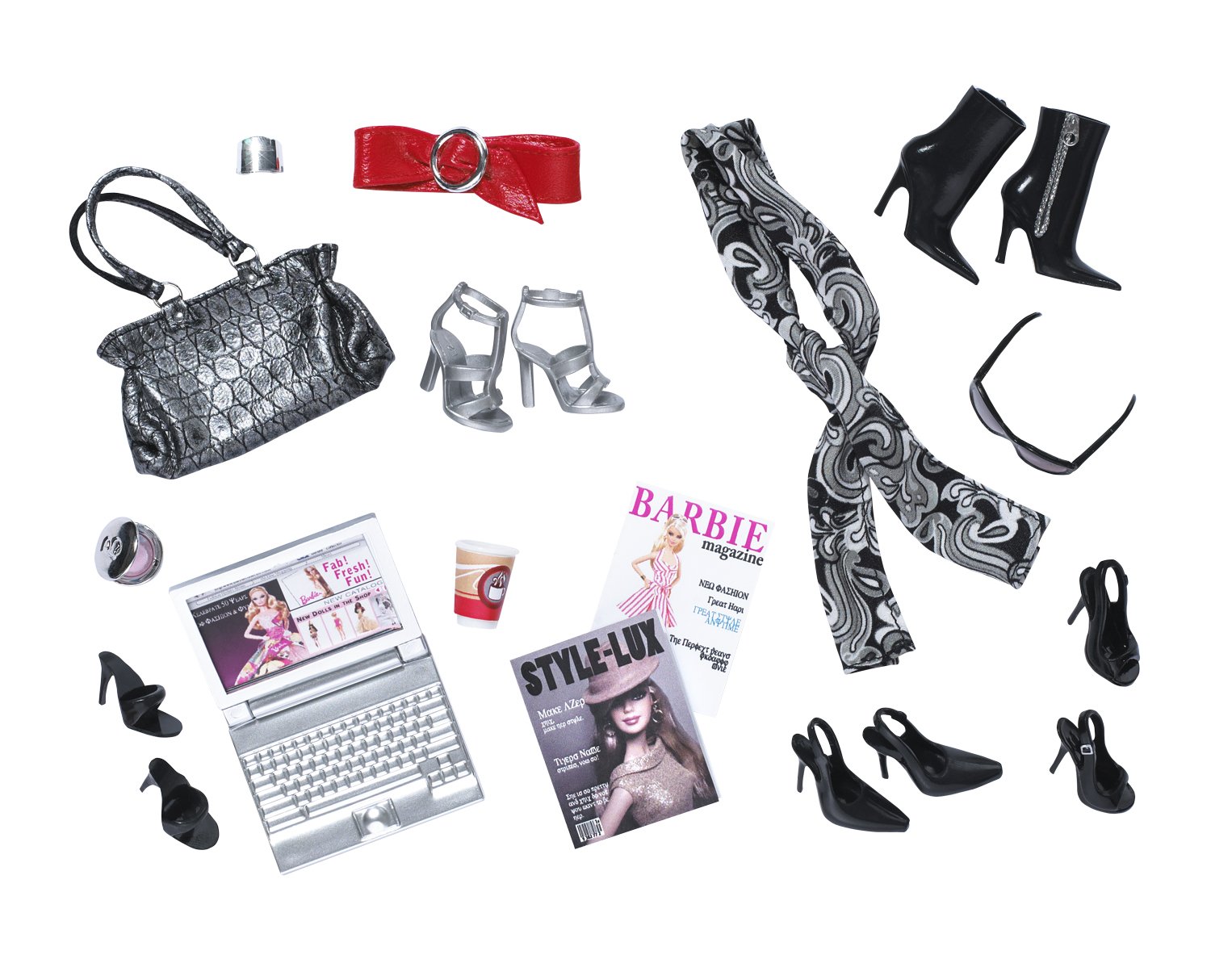 Barbie Back to Basic Silver Accessory Pack Toys & Games