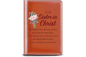 WHLBHG Sister definition Lined Journal Notebook Friendship Leather Notebook Bestie Gift BFF Gifts Thank You Gifts for Sister (cross sister in Christ)