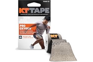 KT Tape Pro Oxygen, Synthetic Kinesiology Athletic Tape with Celliant Technology