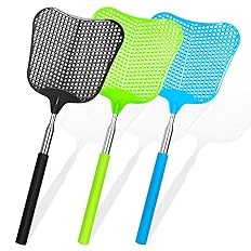 Ergonomic handle fly swatter