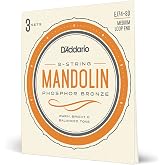 D'Addario Phosphor Bronze Mandolin Strings EJ74-3D, 11-40, 3-Pack | D'Addario mandolin strings deliver warm phosphor bronze tone, accurate intonation, bright projection and lasting performance.