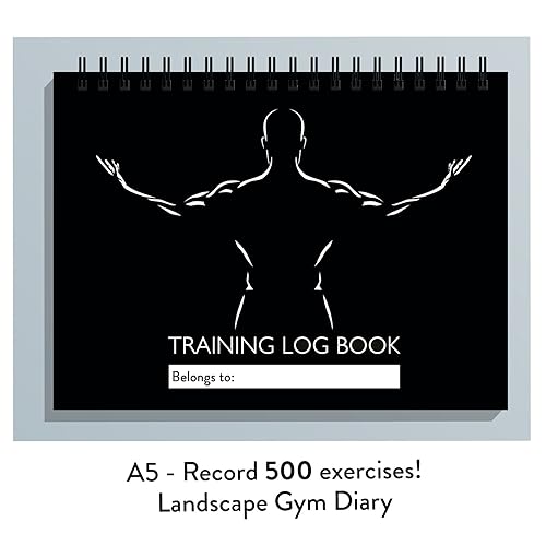 Gym Diary XL A5 workout log book Amazon.co.uk Sports & Outdoors