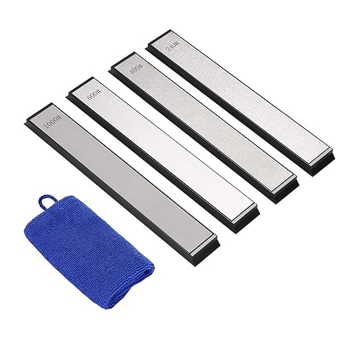 Diamond Sharpening Plate Set PCS Grit 240/400/600/1000 Knife