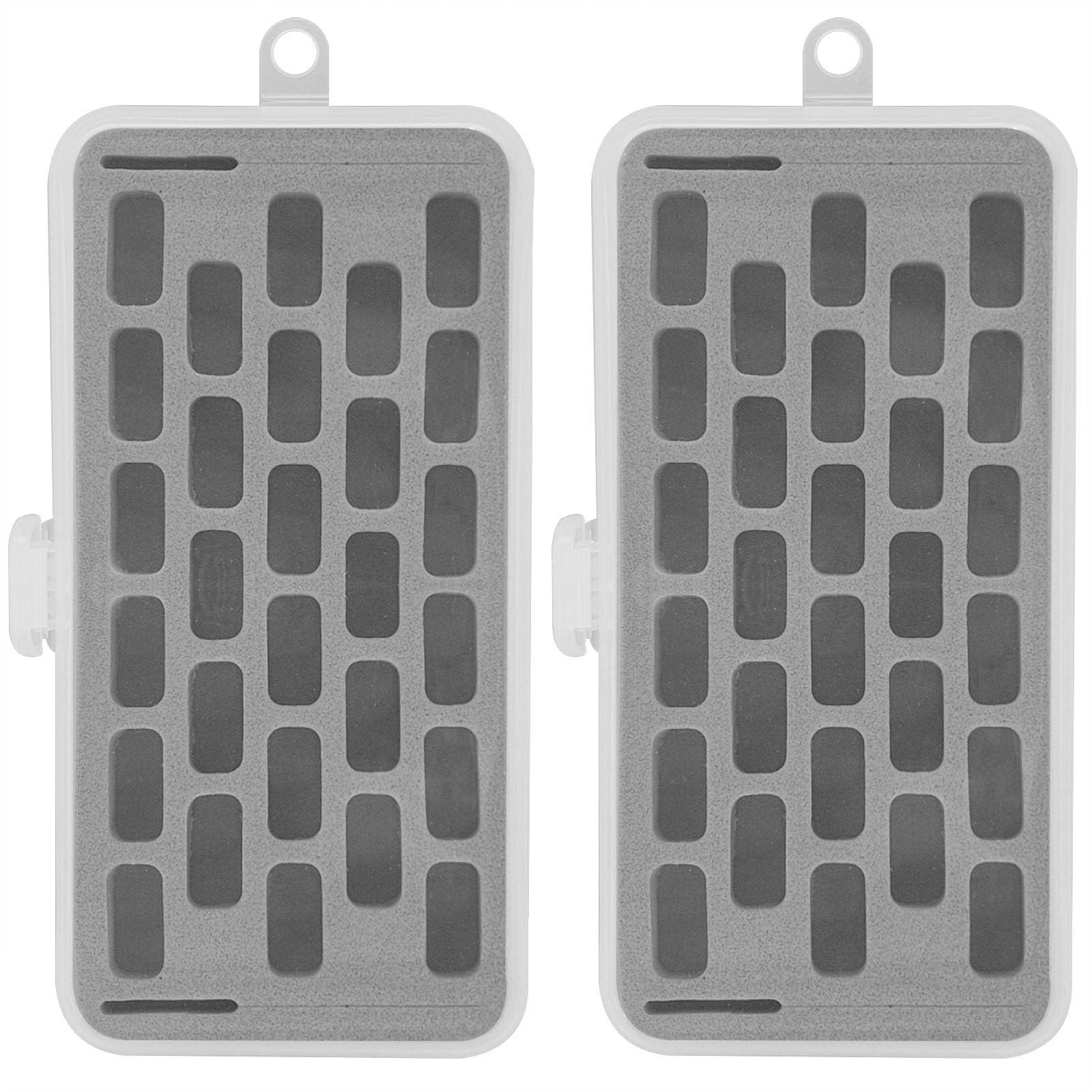 YEQIN EW-626 Set of 2 Plastic Bobbin Storage BoXes - Sewing Craft Plastic Case Storage BoX