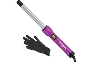 Bed Head Curlipops .75” Tourmaline Ceramic Styling Iron | Clamp-Free Curling Wand | for Natural-Looking Curls & Short Hair (3/4 Inch)