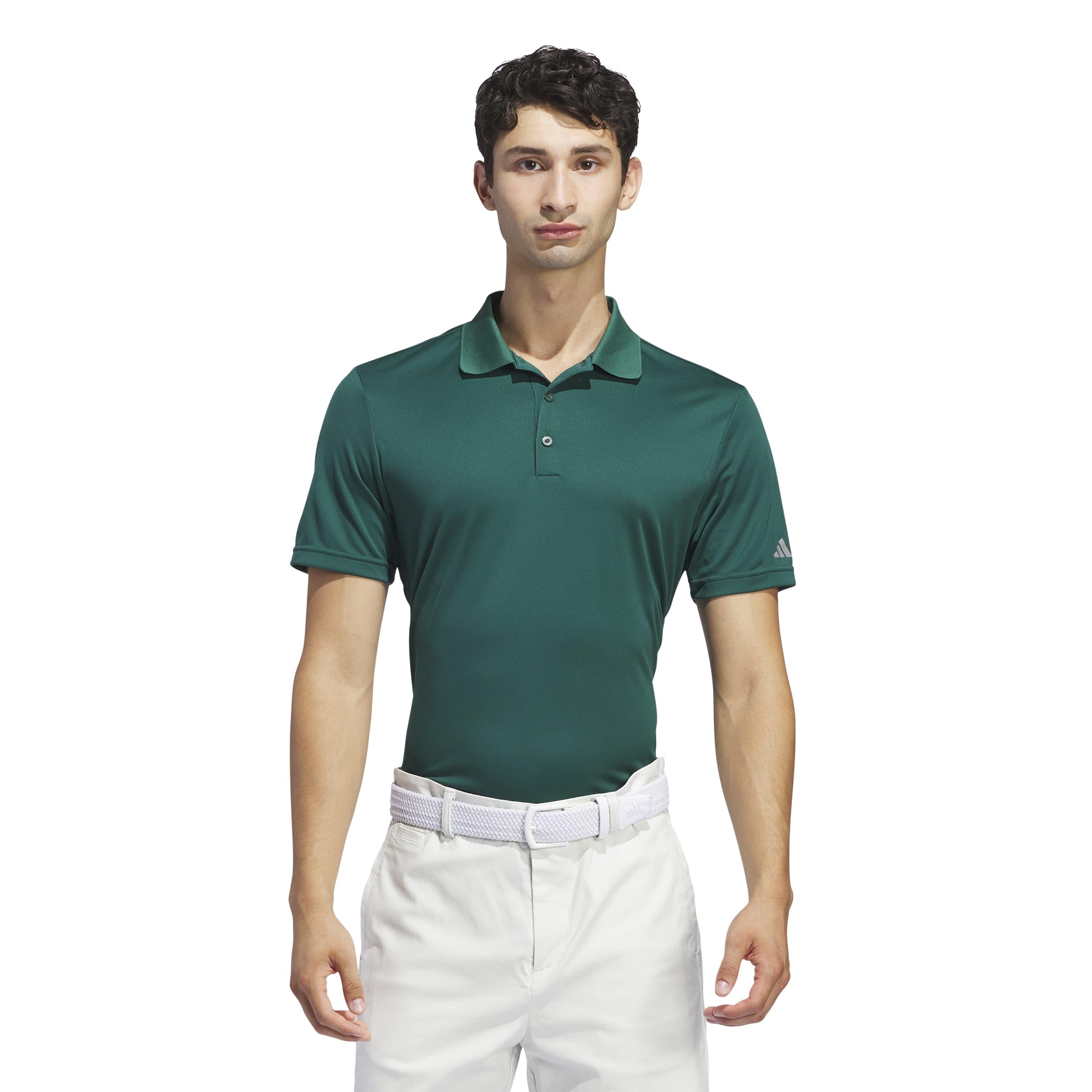 adidas Men's Adi Performance Polo Shirt, Collegiate Green, XX-Large Image adidas Men's Adi Performance Polo Shirt, Collegiate Green, XX-Large Image
