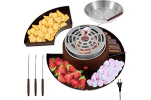 Electric Smores Maker Tabletop Indoor with 4 Detachable Trays and 4 Forks Flameless Electric Marshmallow Roaster for Movie Ni
