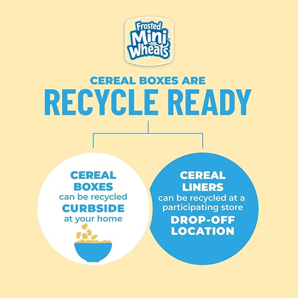 KELLOGG’S FROSTED MINI-WHEATS BREAKFAST CEREAL, HIGH FIBER, 48G WHOLE GRAIN, GIANT SIZE, 29.5 OZ