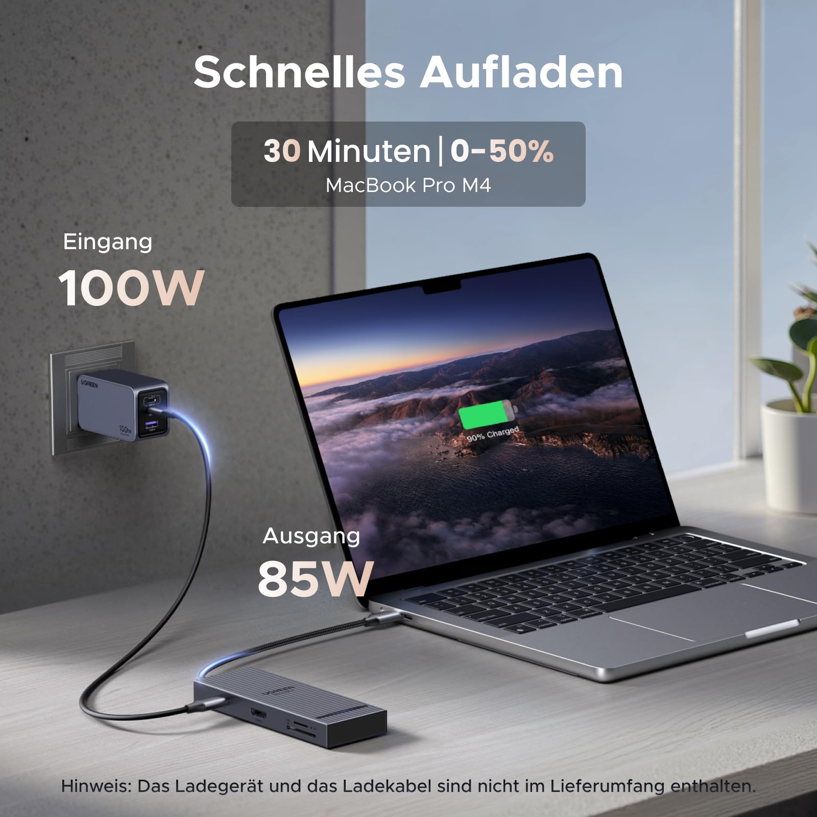 UGREEN Revodok Pro 108 10Gbps USB C Hub, USB C Adapter mit HDMI 4K@60Hz, Docking Station mit USB 3.2 10Gbps, SD/TF Kartenleser, PD 100W Kompatibel mit MacBook, Surface, iPad Pro und mehr 5