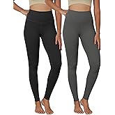 ODODOS 2-Pack Buttery Soft Lounge Yoga Leggings for Women 23" / 25" /28" High Waist Yoga Pants