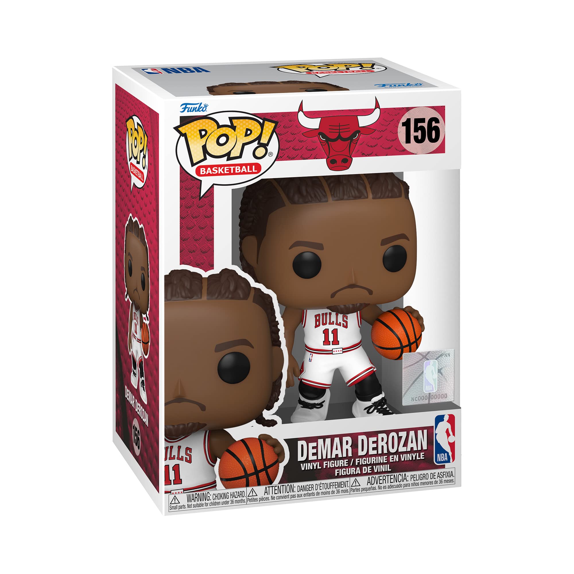 Funko POP! NBA: Bulls - DeMar Demar DeRozan - Collectable Vinyl Figure - Gift Idea - Official Merchandise - Toys for Kids & Adults - Sports Fans - Model Figure for Collectors and Display