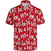 baprrjy Golf Shirt Mens Polo Shirts Short Sleeve Funny Golf Shirt for Men Hawaiian Golf Polo Shirts