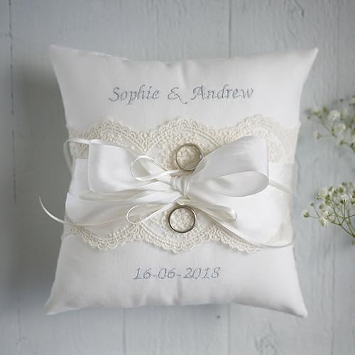 Wedding Ring Pillow Ring Bearer Pillow Ring Cushion