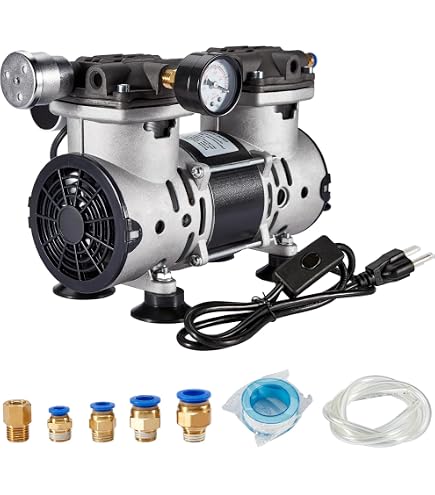 Fischer Technical LAV-5 High Vacuum Pump, 5 cfm, 110V, 60 Hz